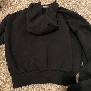 cropped forever 21 black jacket!